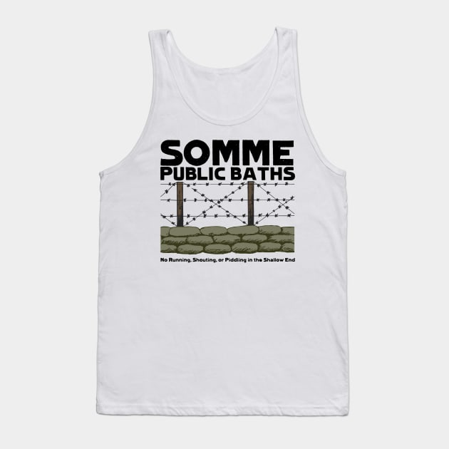 Somme Public Baths Tank Top by Meta Cortex